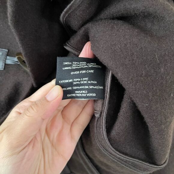 Cole haan wool and alpaca coat - Picture 4 of 8